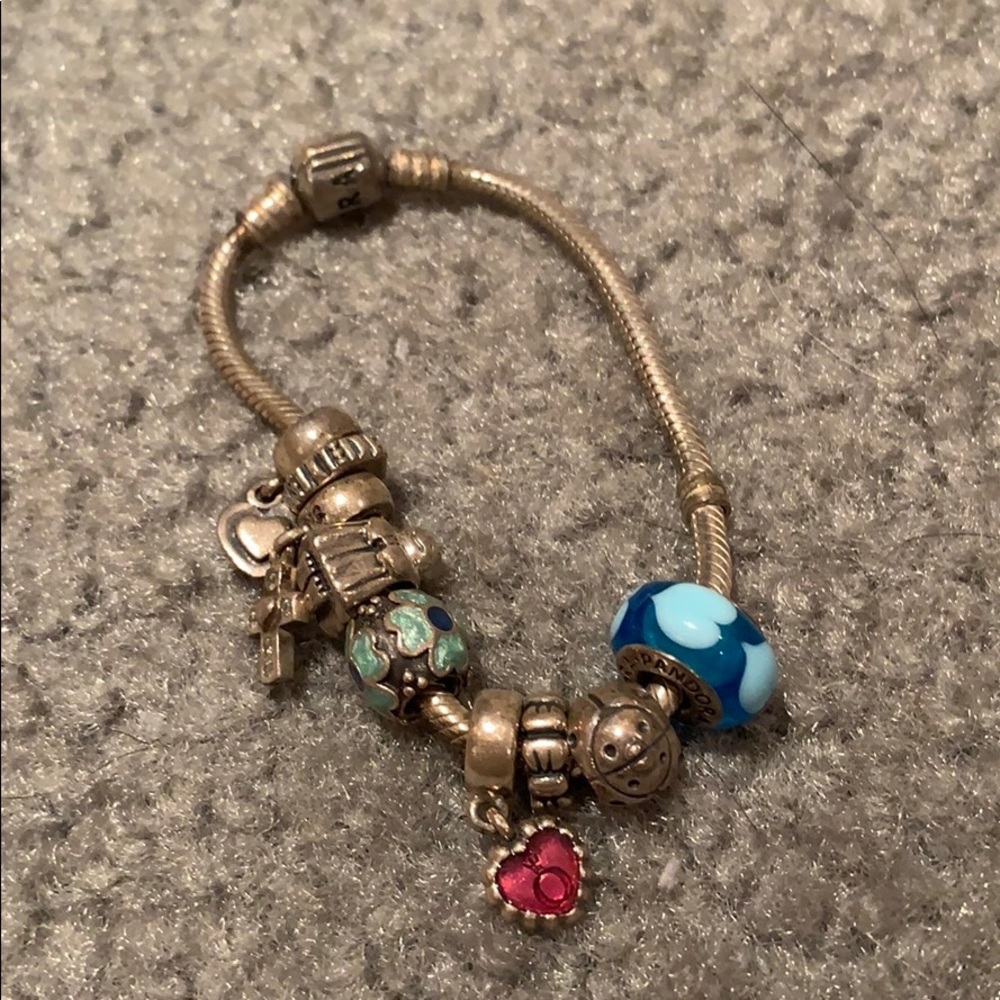 Pandora Bracelet with Retired Charms!
